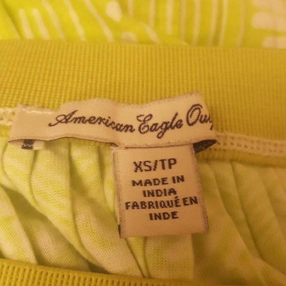 American Eagle💙Outfitters Lime Green High Lowi - Picture 4 of 6